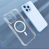 Для Magsafe Оригинальный Прозрачный Силиконовый Чехол Для iPhone 17 16 15 14 13 12 11 Pro Max Plus Телефон Магнитная Беспроводная Зарядка Чехол