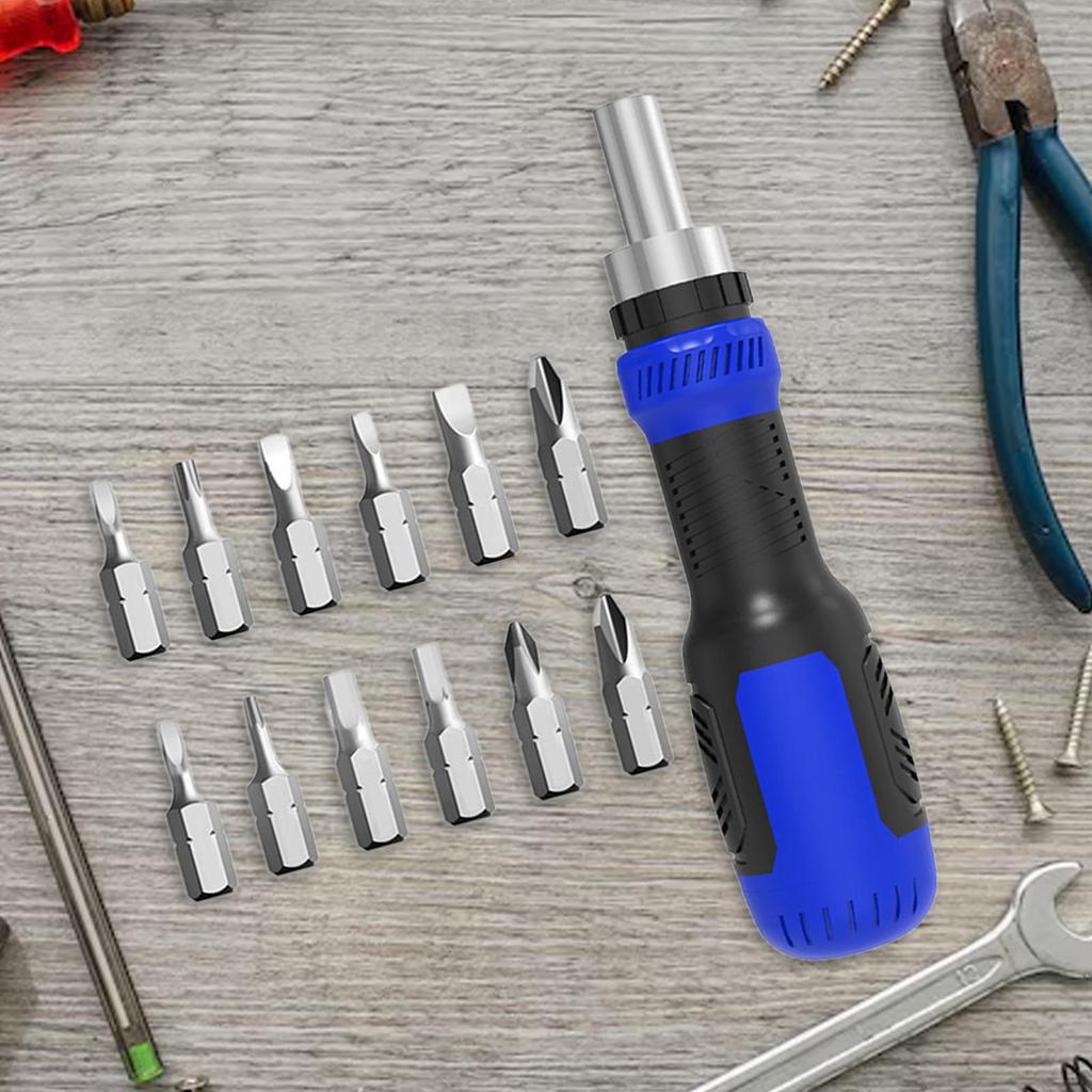 Прецизионная отвертка с храповым механизмом 13 в 1 Набор DIY Multi Bits Портативные инструменты для домашнего ремонта