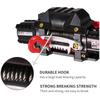 RC Car Dual Motors Metal Winch with Manual Controller for 1 8 Remote Control Cars