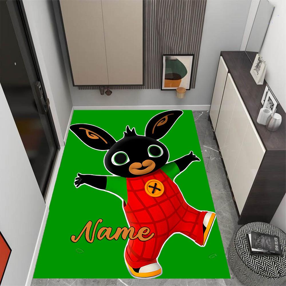 Friends Adventure Customized Name Floor Rug Office Rug Perfect for Game Room Bedrooms Living Rooms Study room Anti-slip Rug Anime Office Decor