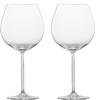 ZWIESEL GLAS Break-Resistant Muse Wine Glasses for Red Wine (Burgundy), Pair of 2, Machine-Made (m123670)