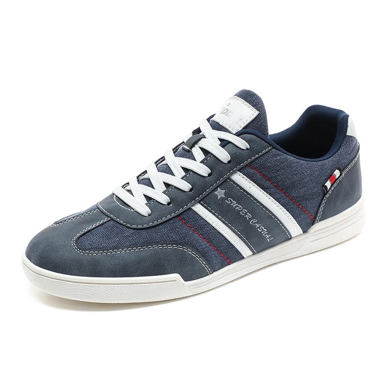 Men's shoes autumn breathable Hong Kong style canvas shoes niche with student leisure sports board shoes large size 48 shoes