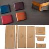 Акриловый шаблон кошелька Прозрачный Ручной DIY Модель кожаного кошелька для короткого кошелька