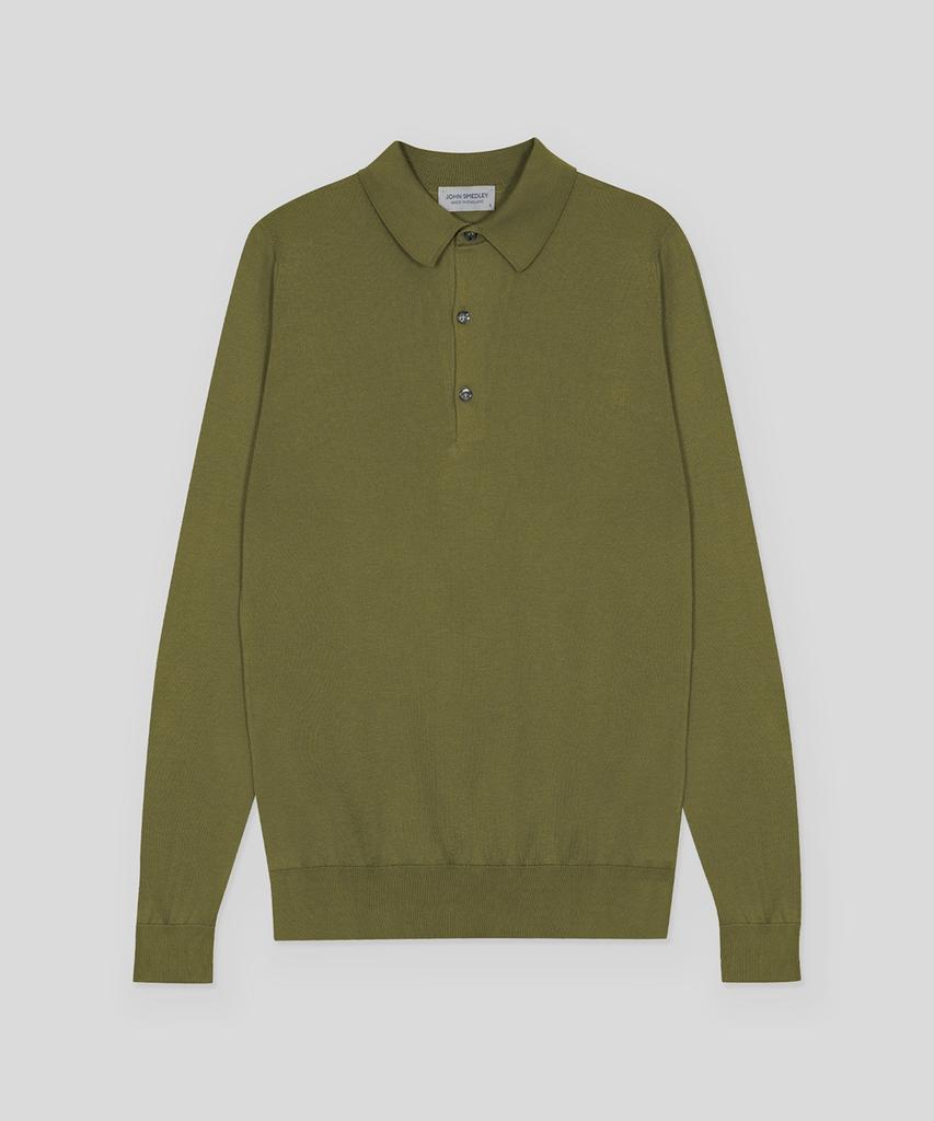 Jonseumedeulli Bradwell Sea Island Cotton Long Sleeves Polo Shirt Seasonal 11 Colors (A Type)