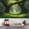 Баннер-фон для фотосъемки - Красивая атмосфера лесной тропы, 2D плотная ткань