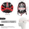 Lightweight Bicycle Helmet with Visor In-mold Mountain Road Bike Cycling Helmet Outdoor Sport