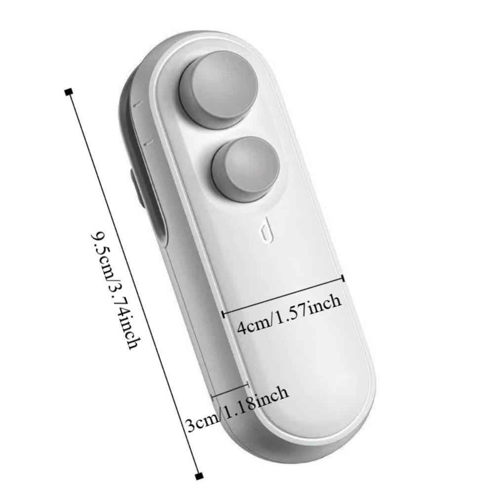 2 in 1 Mini Heat Bag Sealing Machine Moisture-Proof Food Sealer Clip Snack Bag Resealer  Candy