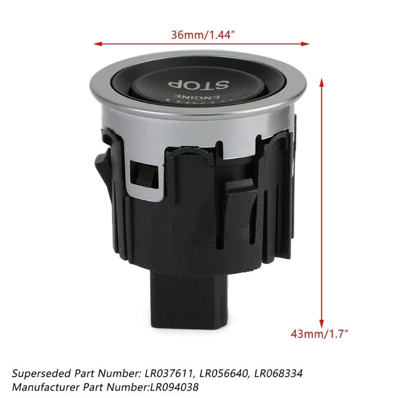 Кнопка запуска, кнопка зажигания автомобиля, кнопка запуска и остановки двигателя заменяет номер детали LR094038