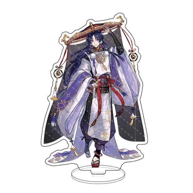 Аниме-фигурка Genshin Impact Zhongli Kazuha Ayato Tartaglia, подставка, акриловая фигурка, косплей Scaramouche Venti Xiao, модельная пластина
