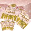 Graduation Season Party Tablecloth Party Students Disposable Pe Tablecloth Decoration Waterproof And Oil-Proof Arrangement Props