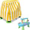 Water Table Cover with Adjustable Drawstring Waterproof UV-Resistant Easy Installation Outdoor Water Table Protective Cover