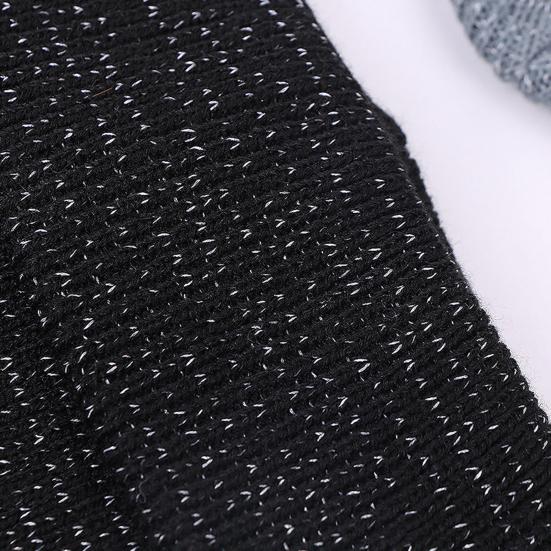 Женская вязаная шапка, светоотражающая ночью, эластичная, со сложенными полями, купольная, в стиле хип-хоп, уличный стиль, кепка знаменитостей, зимний, сохраняющий тепло головной убор