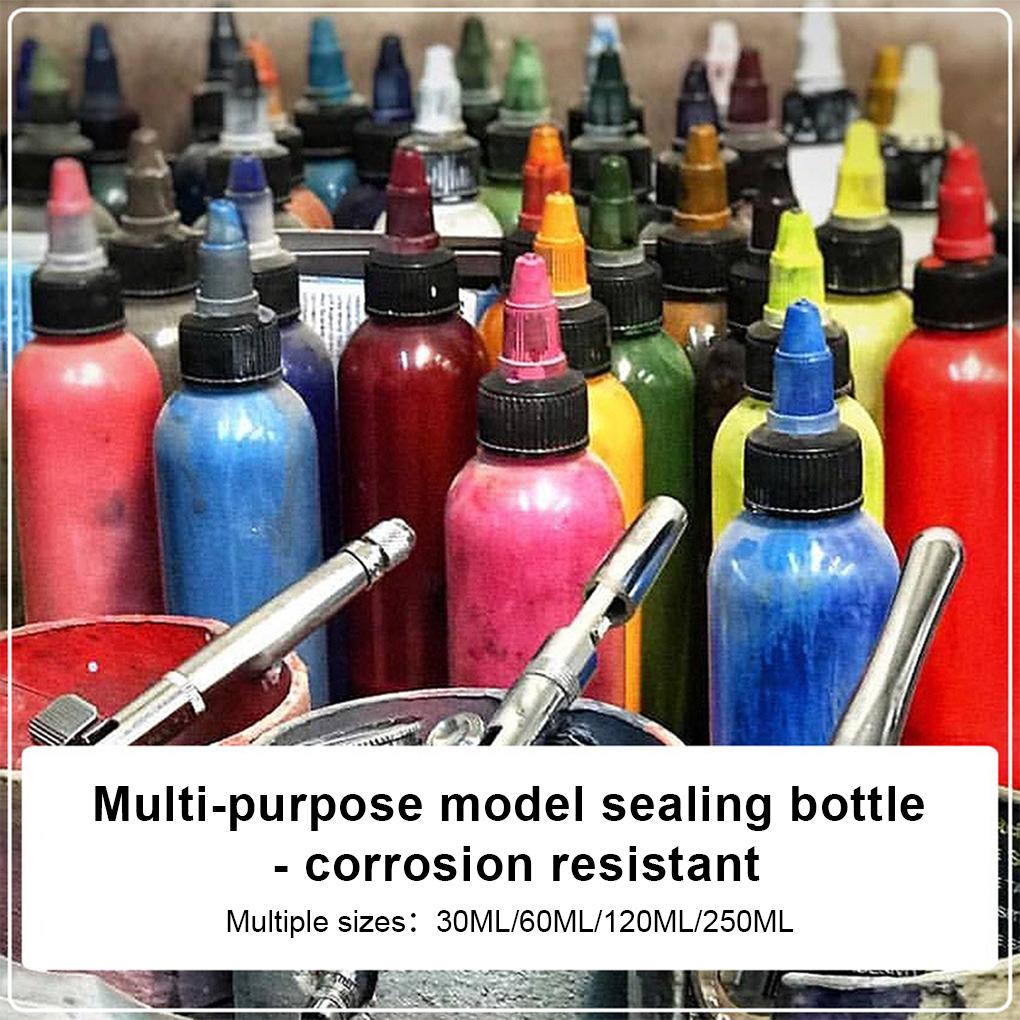 10 шт. Жидкие бутылки с откручивающимися крышками, пустой прозрачный держатель для хранения, многоразовый контейнер для покраски, клей