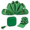 Travel Portable Zipper Jewelry Bag  Simple Mini Makeup Bag Detachable Organ Anti Entanglement Jewelry Storage Bag
