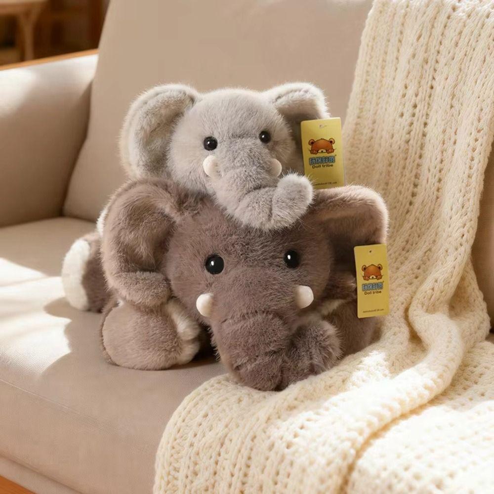 Stuffed Animals Elephant Plush Doll Back Cushion Elephant Doll Stuffed Elephant Toy Baby Infants