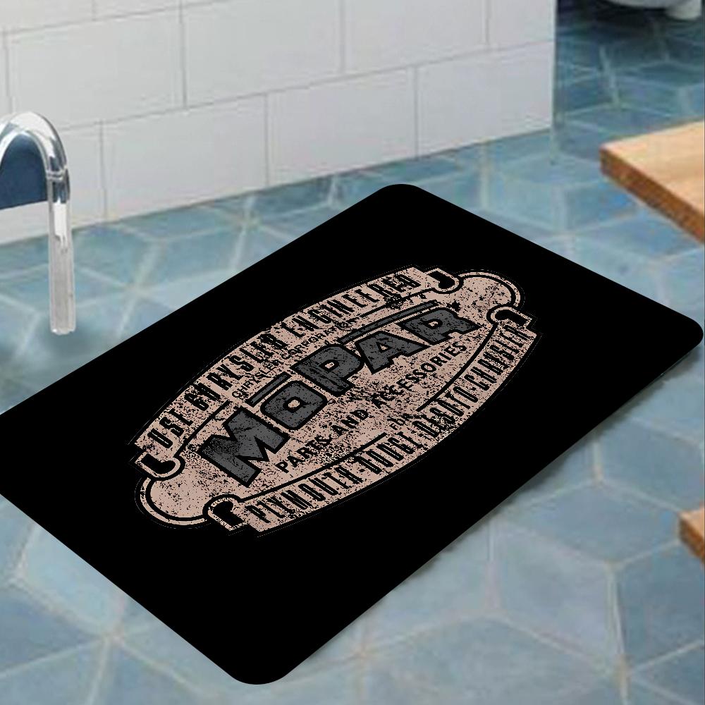 M-Mopar Entrance Door Mat Washable Non-Slip Living Room Sofa Chairs Area Mat Kitchen Alfombra