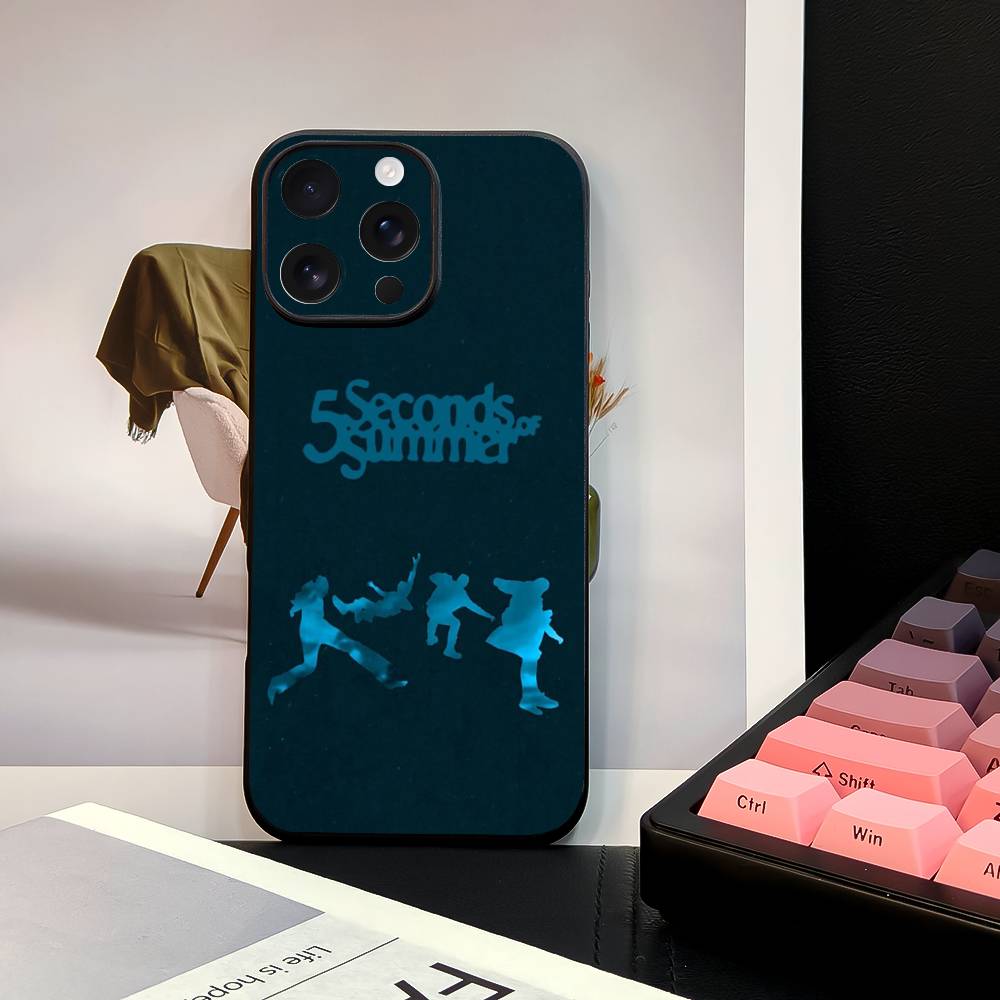 Чехол для телефона Seconds-of-Summers-5SOS для iPhone 16 15 14 13 12 11 PRO MAX PLUS Mini из ТПУ, мягкий, приятный для кожи