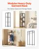 Clothing Garment Rack, Heavy Duty Clothes Rack, Freestanding Clothes Racks with Steel Frame, 363 kg Load Capacity Closet Wardrobe with Storage Shelves