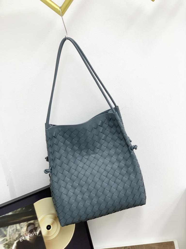 Новая женская сумка из коровьей кожи, плетеная корзина для овощей, большая вместимость, сумка через плечо на одно плечо, плетеная для женщин