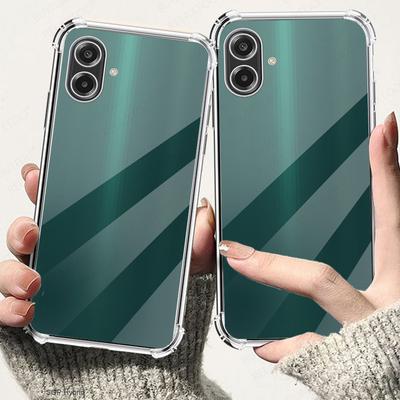 Чехол для Samsung A07 Прозрачная силиконовая задняя крышка для Samsung Galaxy A07 Samsang A 07 07A 4G Ударопрочный Fundas Чехол для телефона TPU Coque