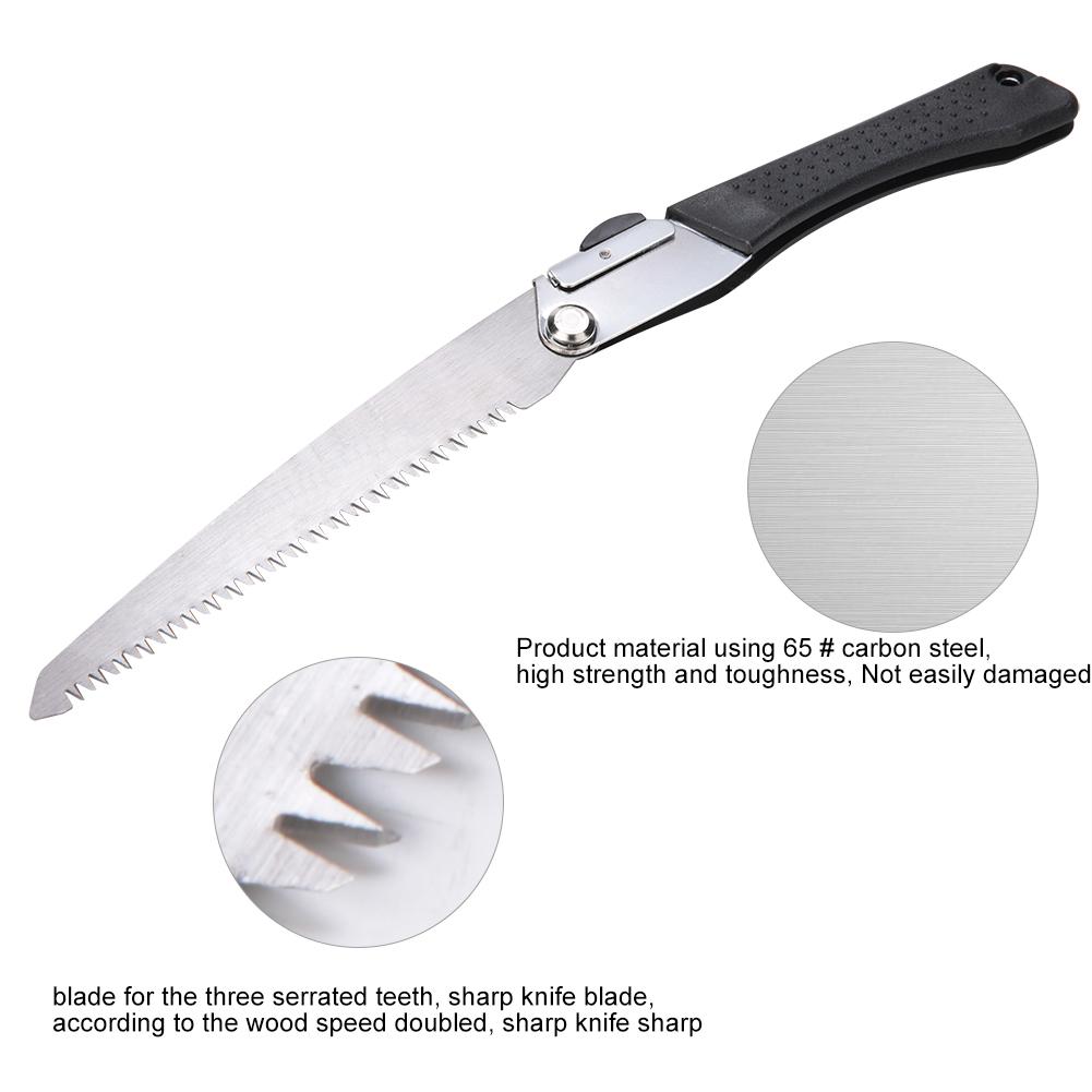Портативная складная пила из нержавеющей стали, садовые инструменты для резки, обрезки, садовый комплект