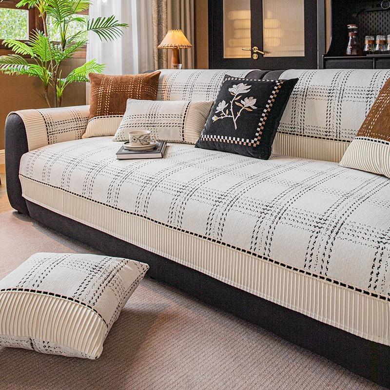 Подушка для дивана, всесезонная, универсальная, противоскользящая, премиальное ощущение, подходит для домашних животных и машинной стирки, ткань Snow Neale, противоскользящая и защита дивана