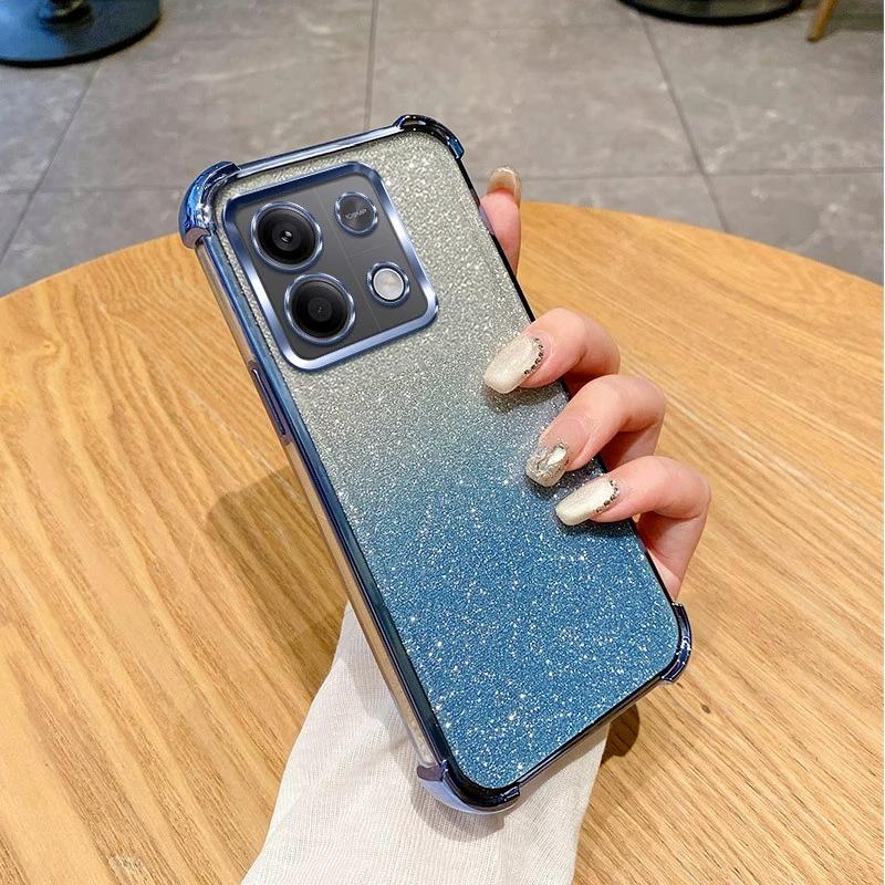 Чехол для мобильного телефона Xiaomi 11ultra гальванический с блестками POCO F1 четыре угла противоударный Защитный чехол Xiaomi 11TPro