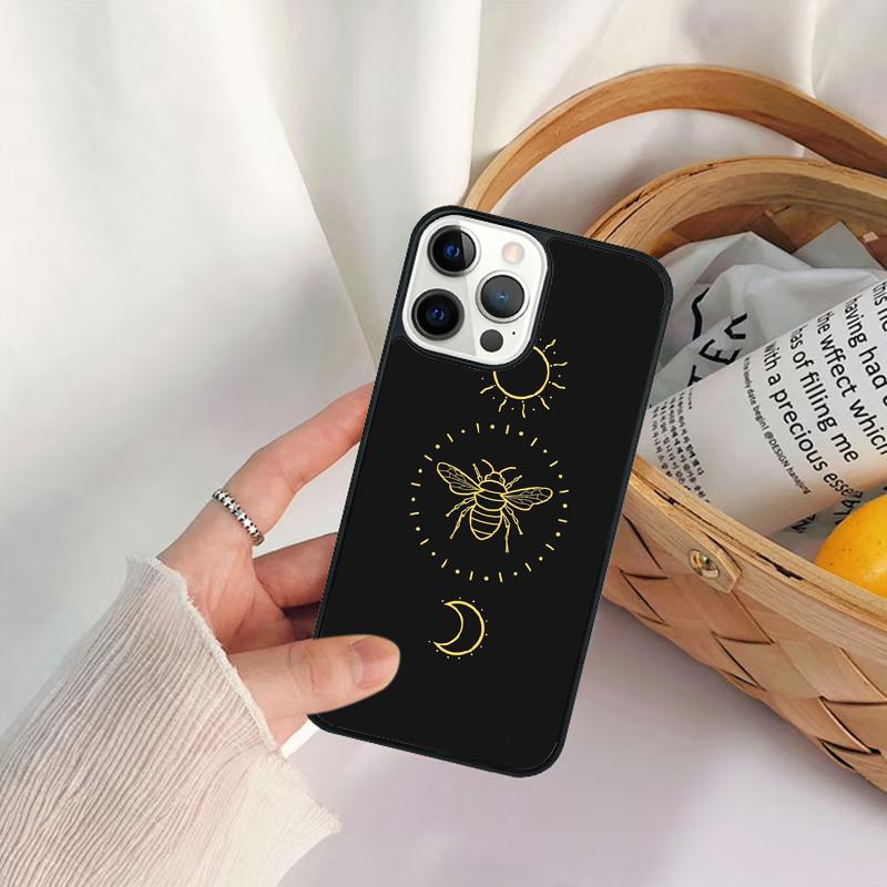 Чехол для телефона с пчелами для iPhone 17 Air 16 15 14 11 12 13 Pro MAX Plus coque Чехол-оболочка