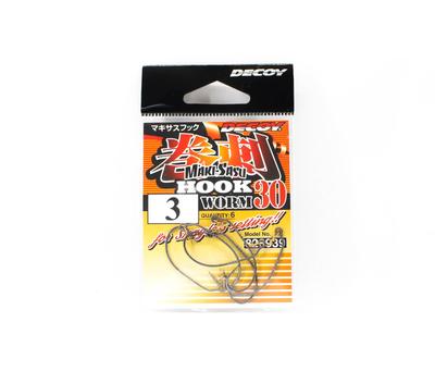 Decoy Worm 30 Makisasu Крючки для червей Размер 3 (8939)