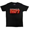 Kiss Unisex Adult Holiday Logo T-Shirt