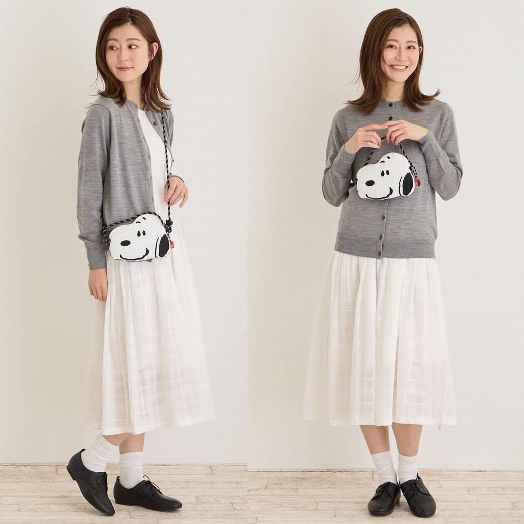8584 SNOOPY Сумка-тоут Snoopy Mini [Rootote] IP.BR.PilloW.Peanuts-9I (02 Бежевый)