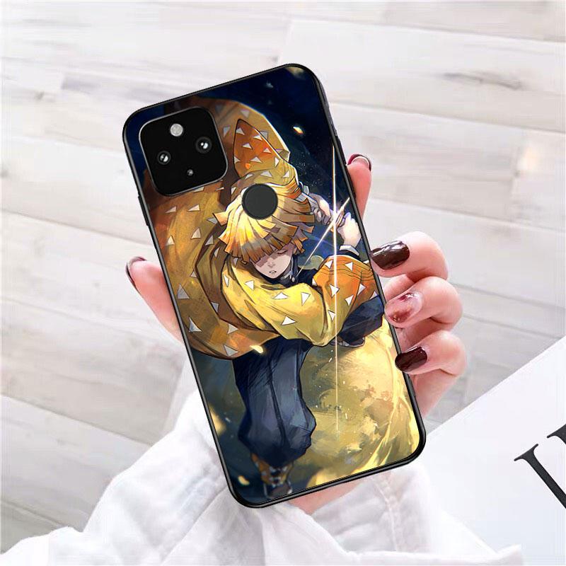 Чехол для телефона Demon Slayer Agatsuma Zenitsu Anime для Google Pixel 7 Pro 7 6A 6 Pro 5A 4A 3A Pixel 4 XL Pixel 5 6 4 3 XL 3A XL 2 XL