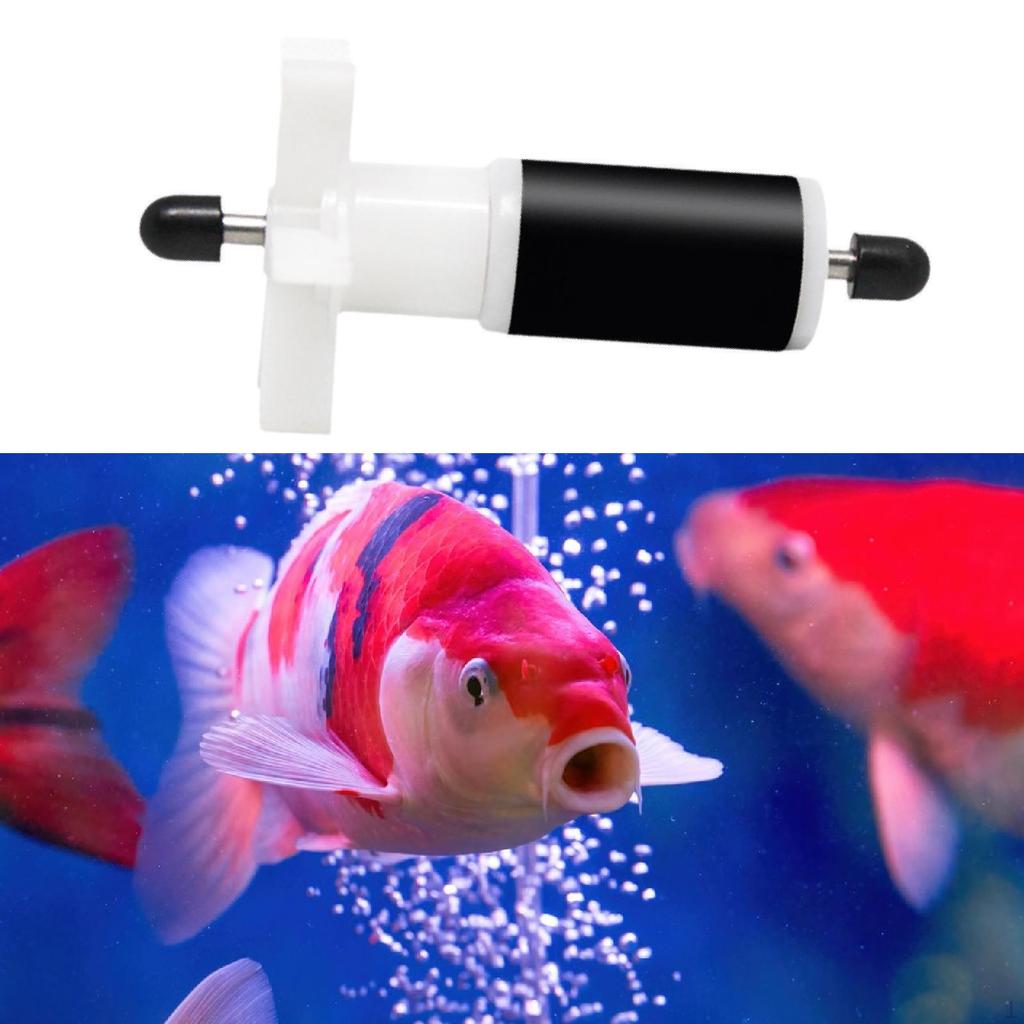 Aquarium Filter Impeller Assembly, Shaft Component for Easy Repair In Fish Tanks