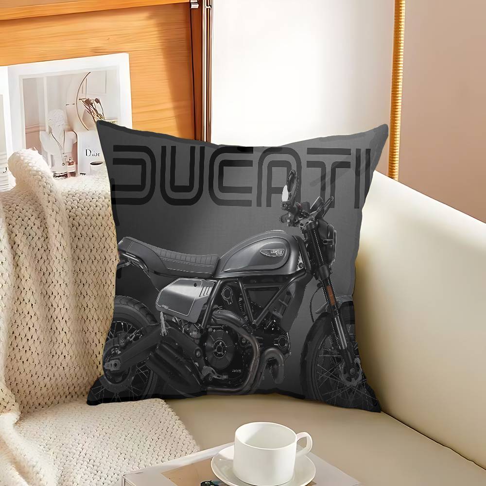 D-Ducati Логотип Мотоцикла Наволочка Дюймы Декор в деревенском стиле Домашние Декоративные Подушки для Дивана