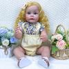 55CM Washable Lifelike Soft Hand-painted Simulation Baby Reborn Doll Children Accompany Play Doll