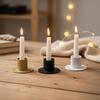 Round Candle Holders Iron Metal Candleholders Festival Candlestick Candle Stand  Wedding Party