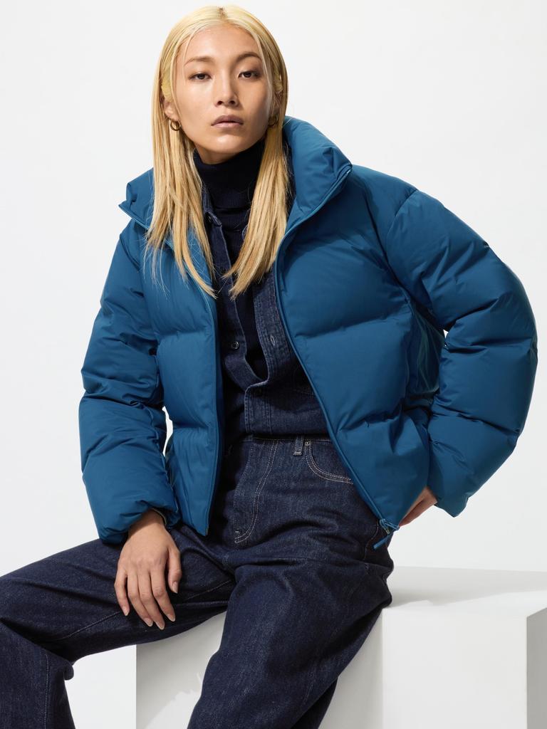 Uniqlo Япония Бесшовная короткая куртка с пухом