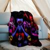 Huggy Wuggy Theme Printed Blanket Perfect For Couch Bed Travel Outdoor Use Machine Washable Cozy Durable