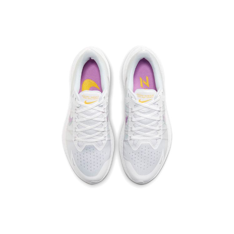 Nike Zoom Winflo 8 Football Grey Violet Shock Женские кроссовки Белый Бесконечный-Сиреневый CW3421-102