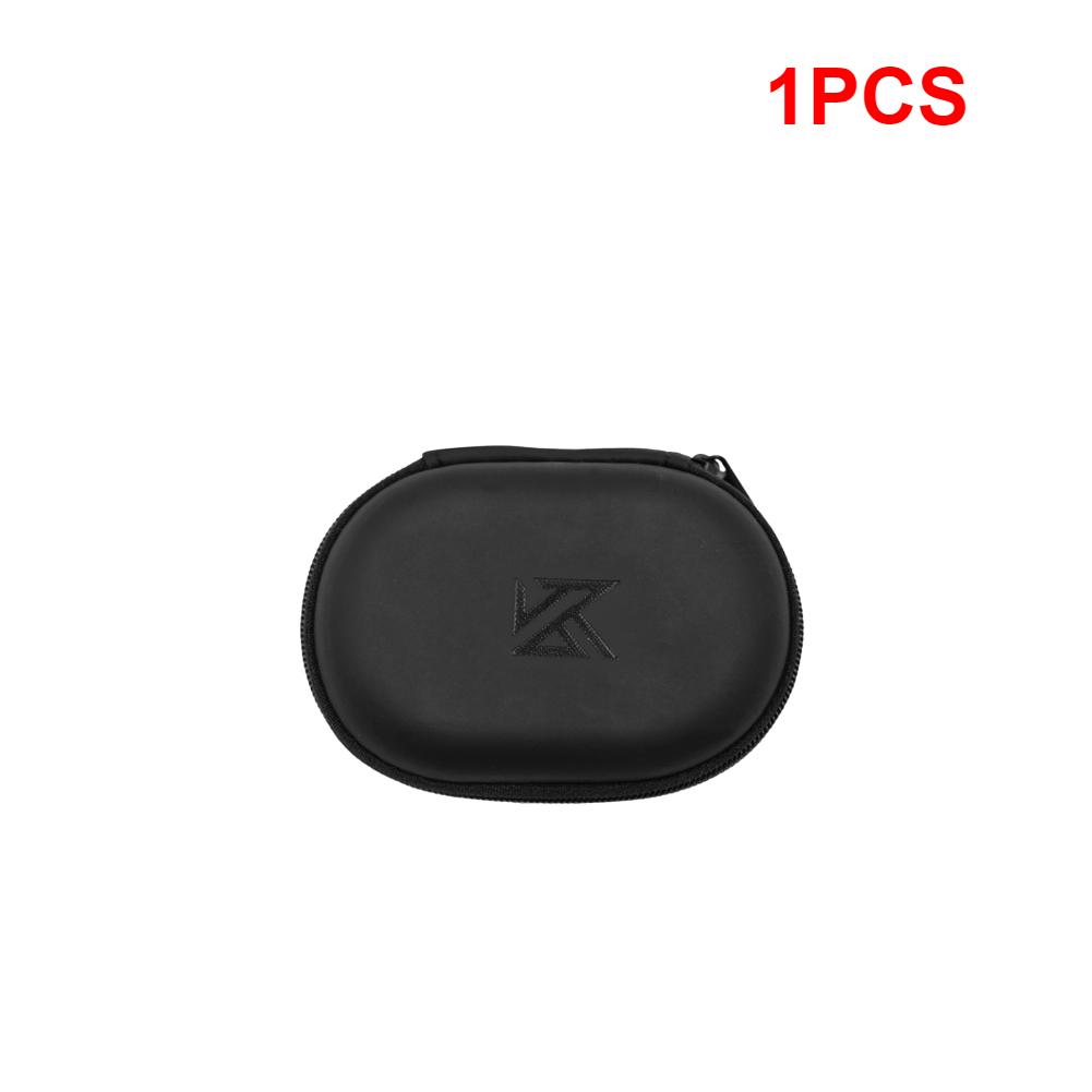 Универсальный Чехол для Наушников Овальная Сумка для Хранения Наушников PU Коробка для Хранения Черный Портативный Держатель Коробка для Хранения Для KZ BA10 AS10 ES4