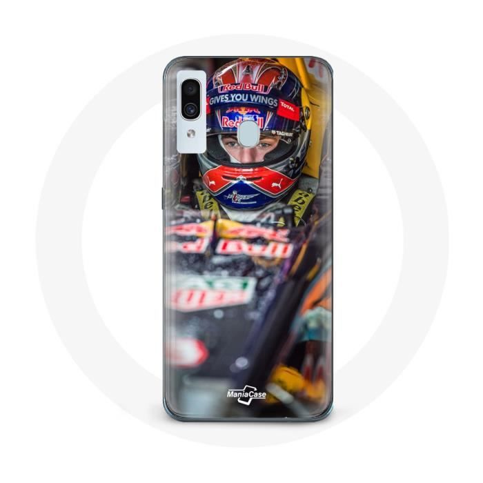 Coque pour Samsung Galaxy A20e Formule 1 Max Verstappen Pilote automobile de F1