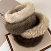 Retro Imitation Mink Down Headbands New Fashion Furry Wide Hairband Womans Temperament Hair Hoop Lady Party Hair Decoration Gift