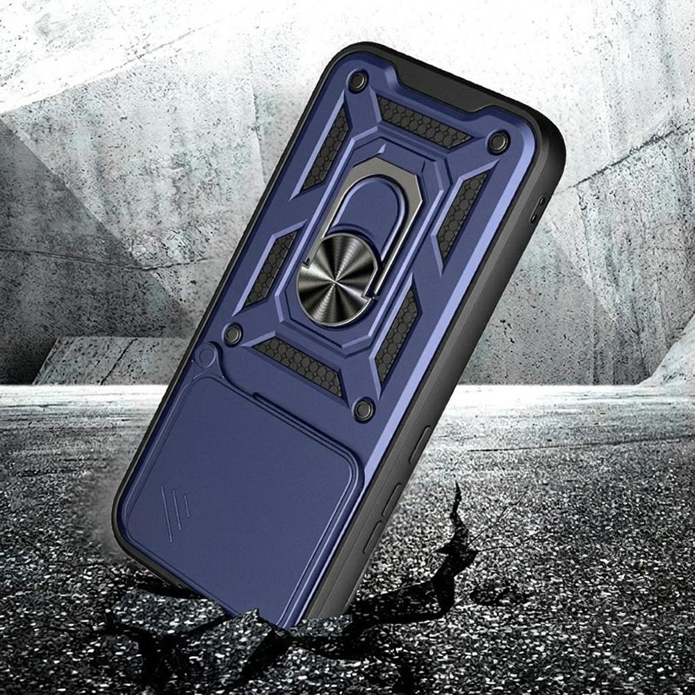Nothing Phone (4a) Armored Case, CamShield Slide, Navy Blue