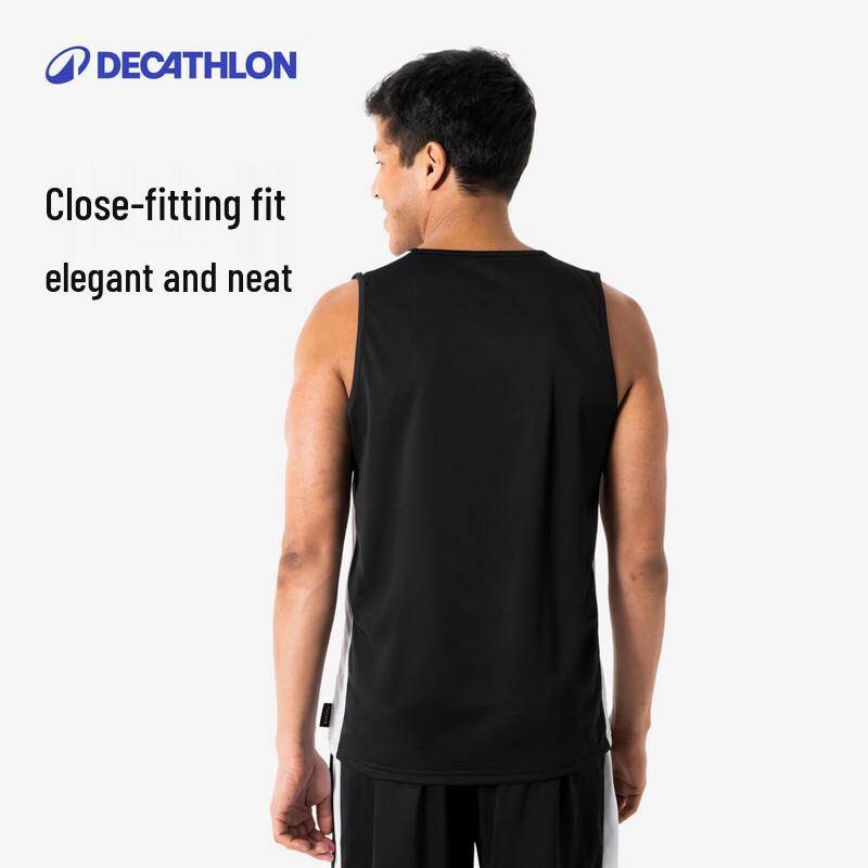 Дышащая спортивная жилетка без рукавов с быстрым высыханием для мужчин от Decathlon