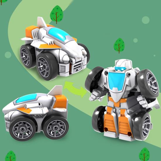 Caihezhi Мини-деформационный автомобиль-робот Трансформируемая инерционная модель грузовика Интерактивная детская игрушка