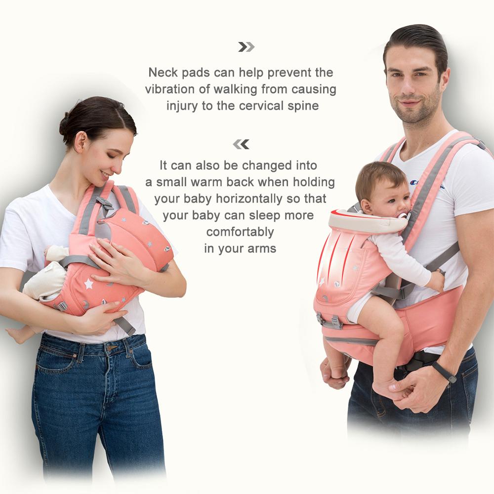 Эргономичная переноска со съемным набедренным сиденьем Многофункциональная переноска для новорожденных и малышей