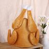 Funny Carnival Chicken Leg Hat for Adults 2pcs Set - Christmas Thanksgiving Decoration Turkey Hat Halloween Party Festive Cap