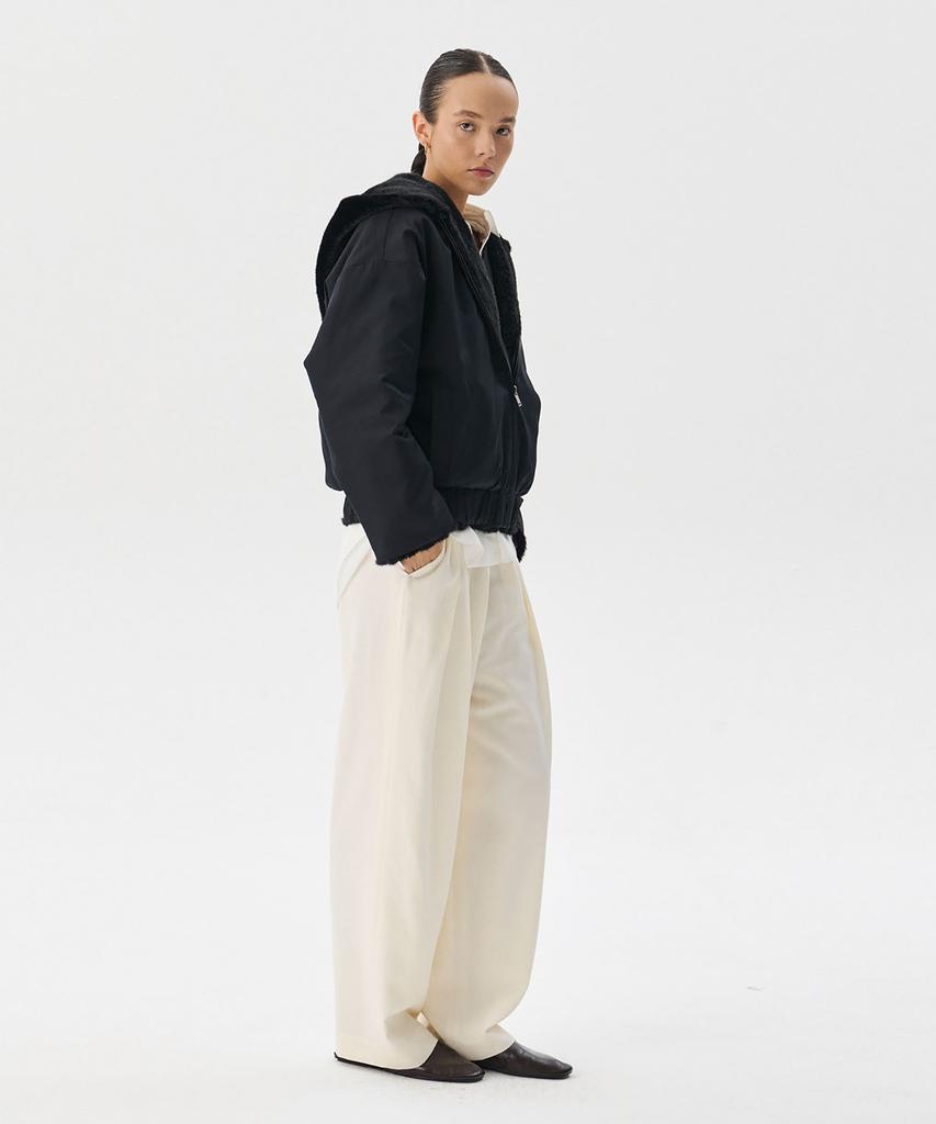 Wnderkammer Reversible Mink Fur Jumper_Black