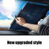 Солнцезащитный козырек на лобовое стекло автомобиля, выдвижной комплект, солнцезащитный козырек на переднее и заднее окно, УФ-светоотражающая пленка, авто солнцезащитный козырек