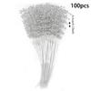 100pcs Artificial Pearls Pearl Sticks 3mm Bead DIY Accessories Decor String Pearls  Wedding Party